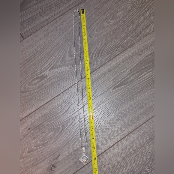 Gorgeous sterling silver chain with cubic zirconia diamonds - Picture 7 of 10